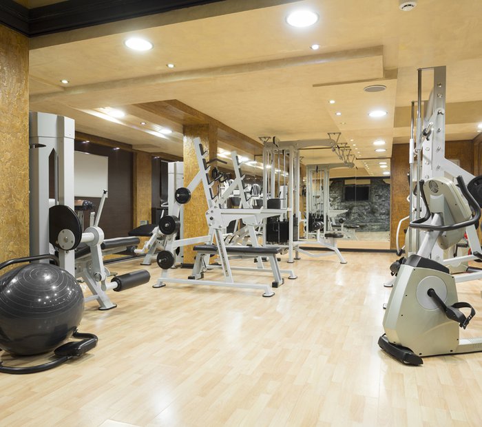Interior of a modern gym